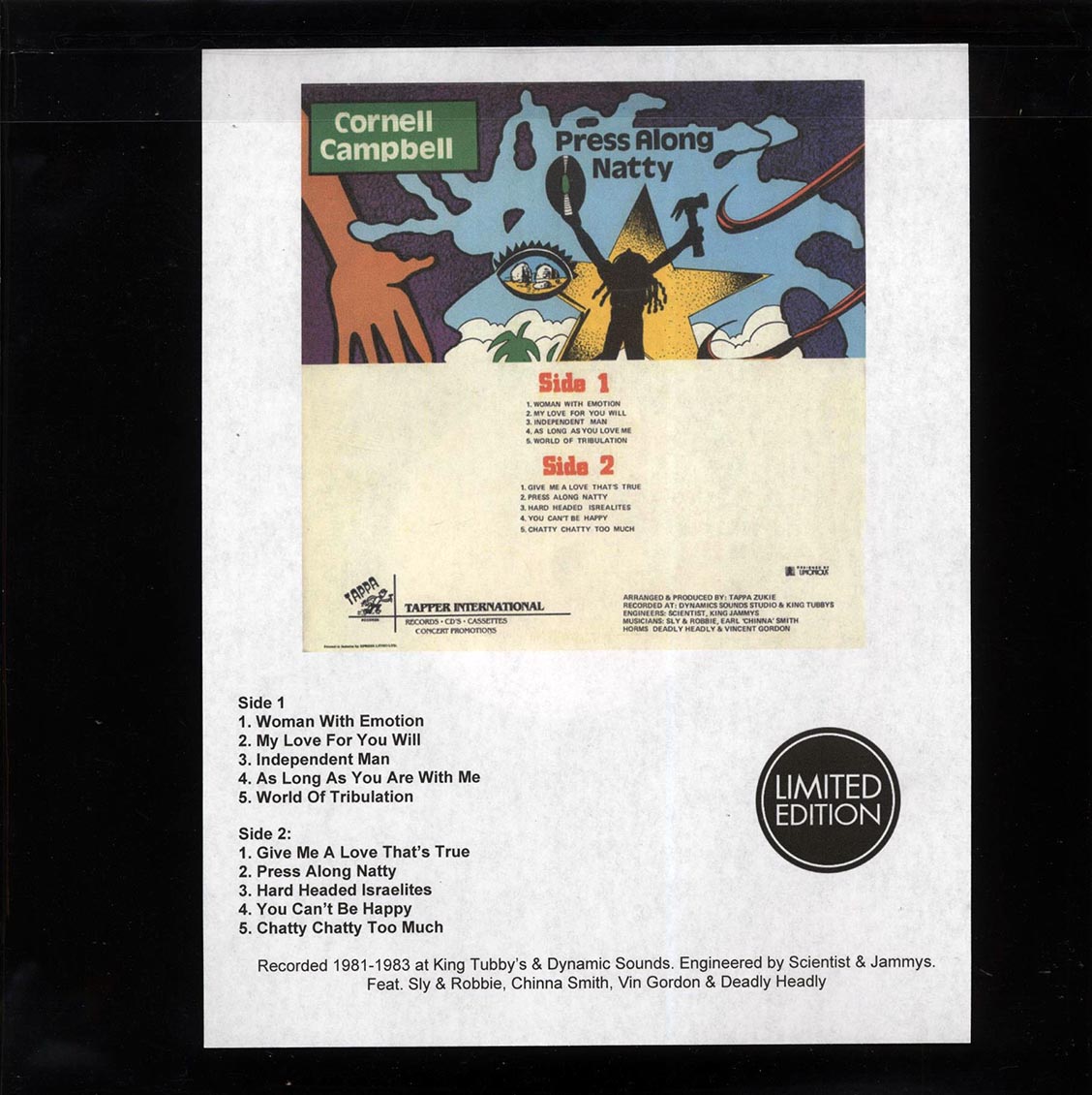 LP" CORNELL CAMPELL / Press Along Natty