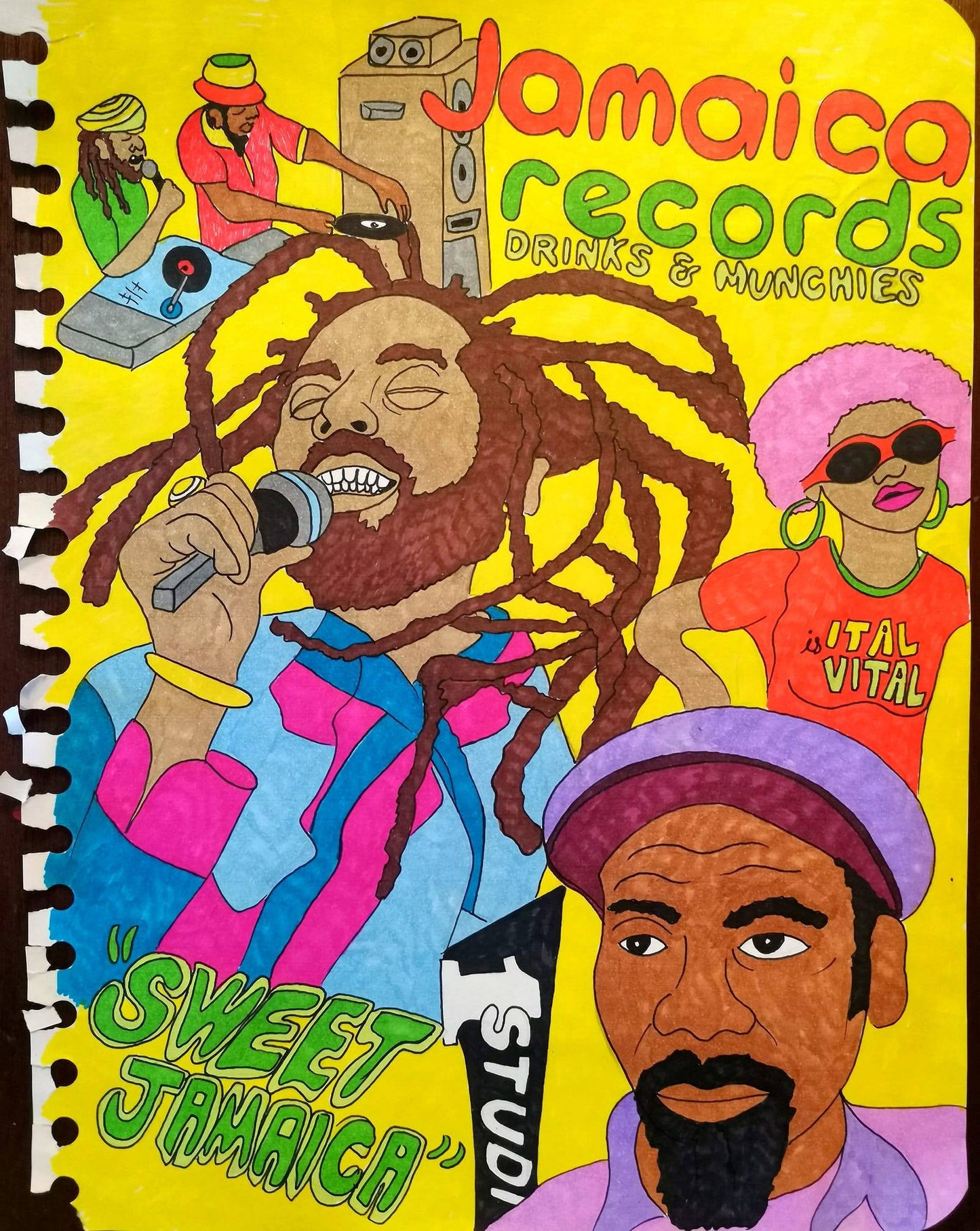 Poster JAMAICA ALL RIGHT !