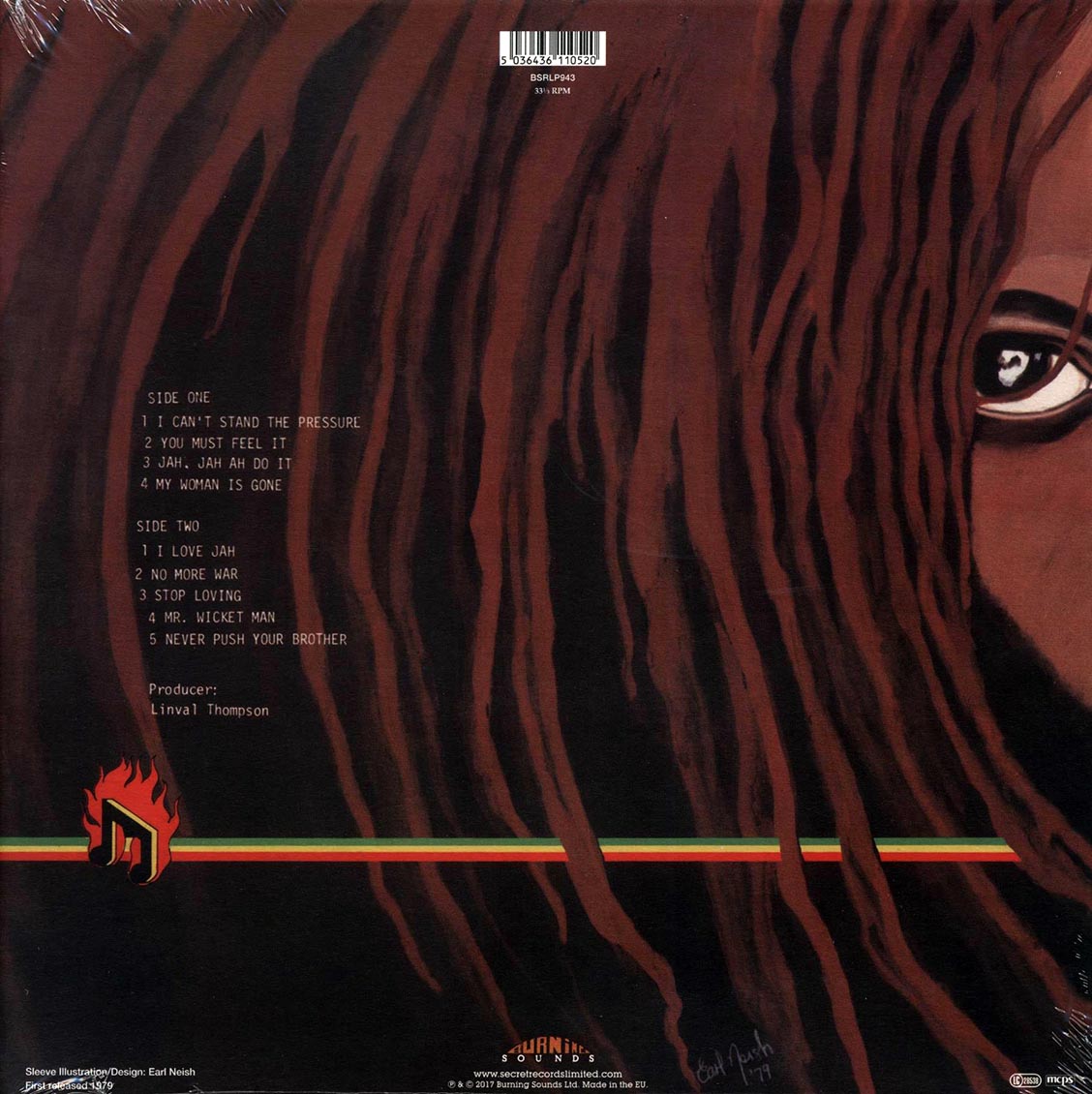 LP" LINVAL THOMPSON / I Love Jah