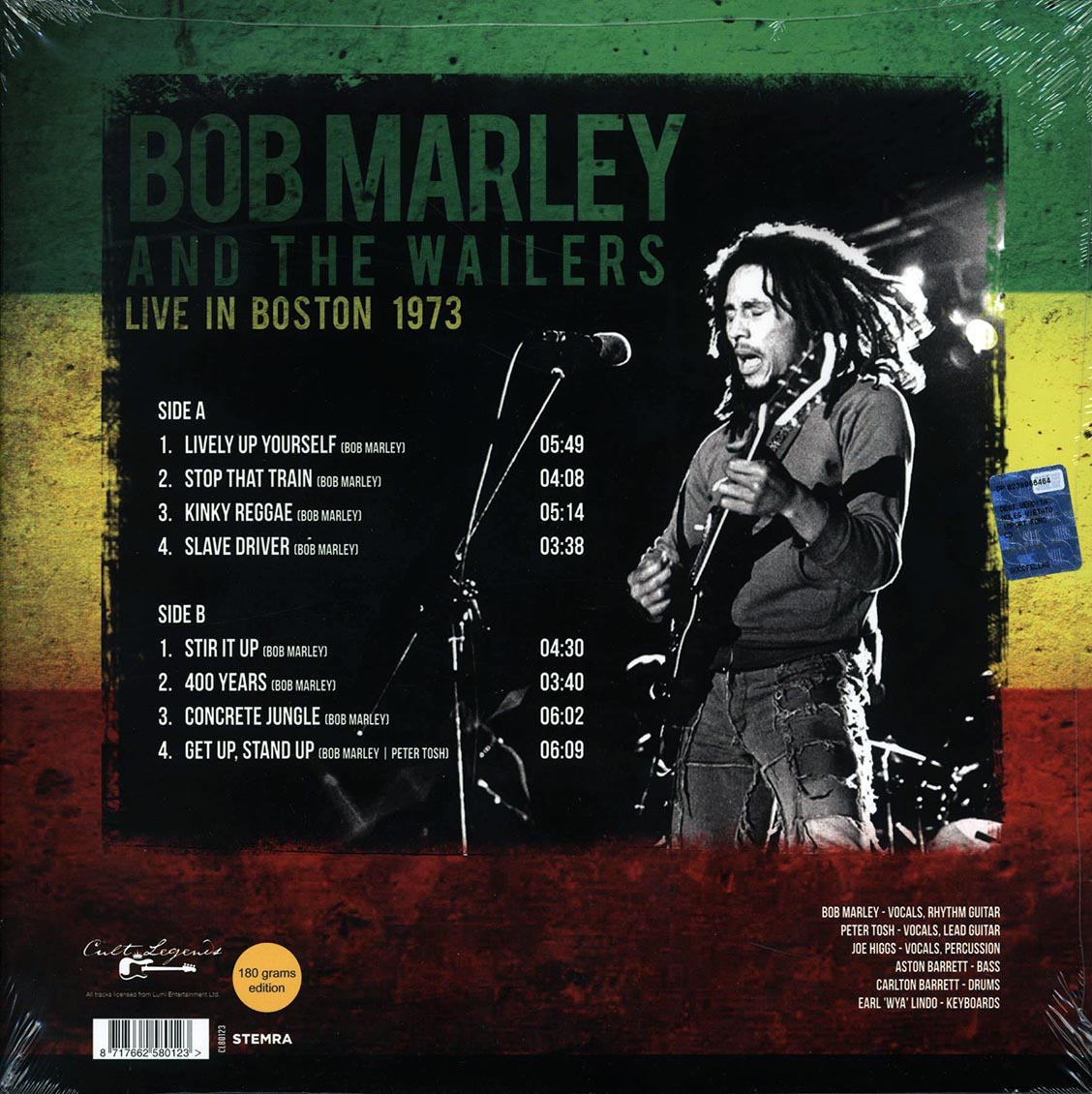 LP" BOB MARLEY / Live In Boston 1973