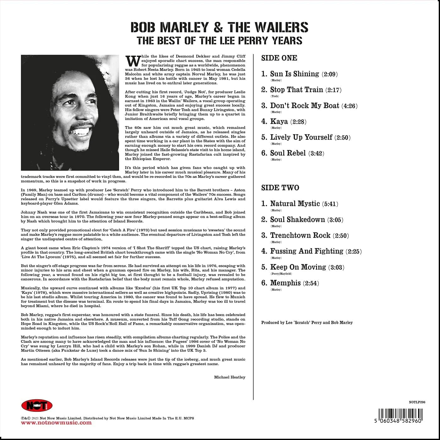LP" BOB MARLEY - THE BEST OF THE LEE PERRY YEARS