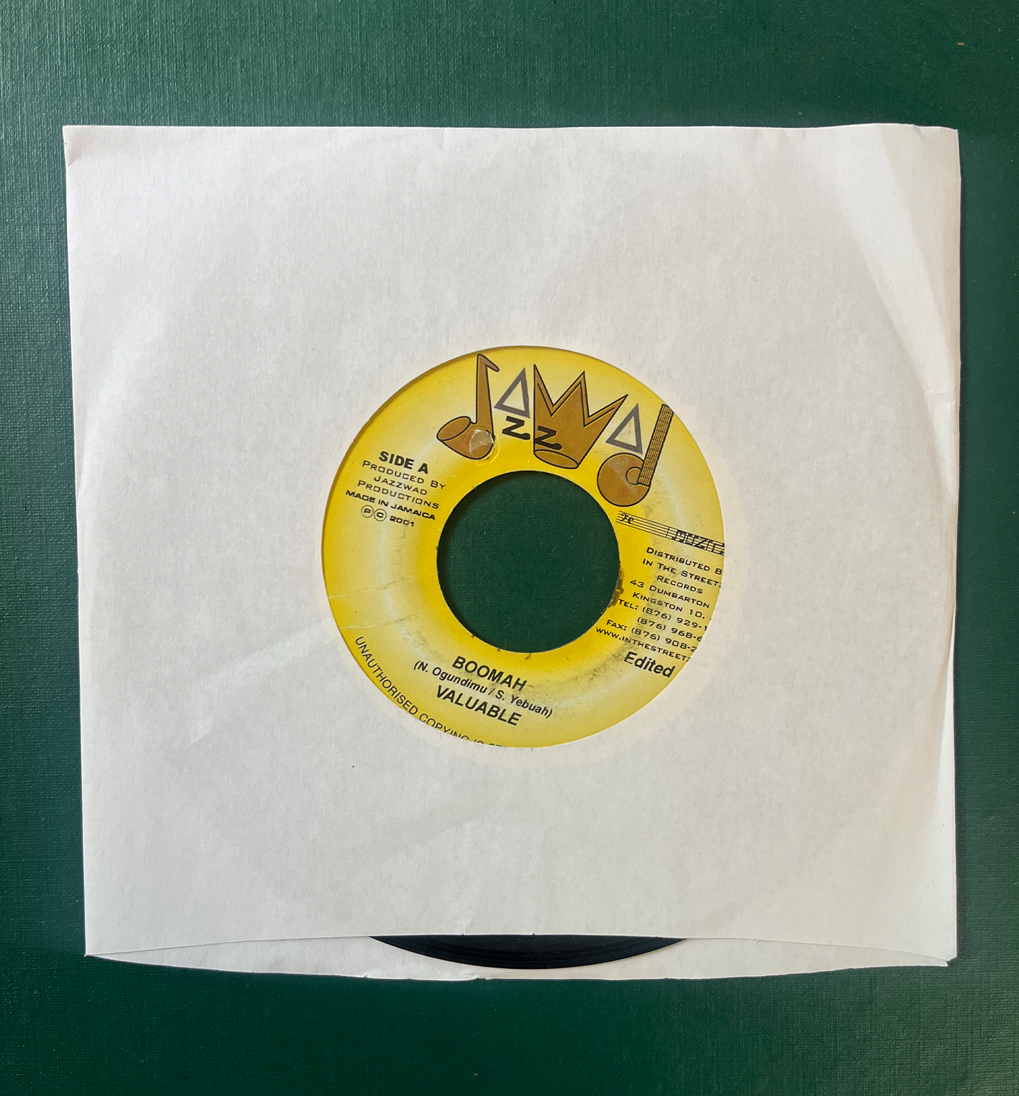 7" Boomah, valuable.