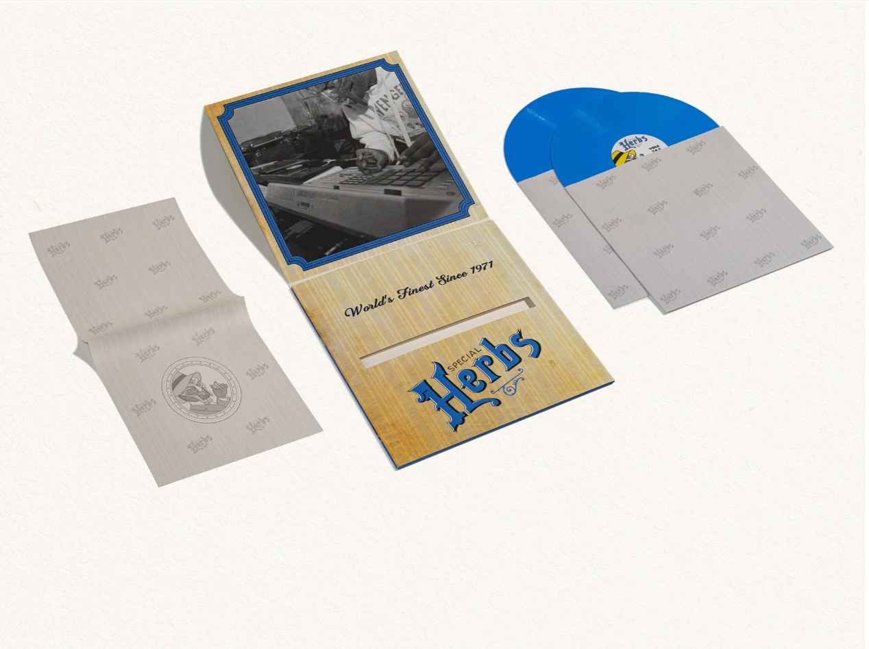 2xLP" Metal Fingers Presents: Special Herbs Volume 7 & 8 SKY BLUE
