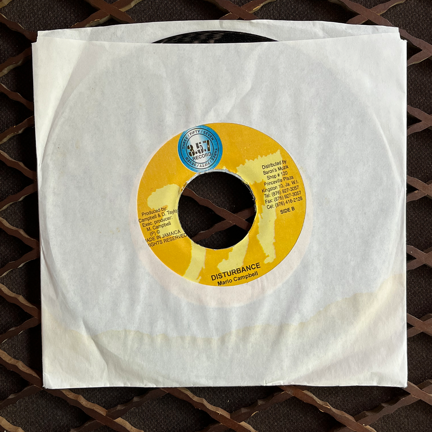7 " Disturbance, MARIO CAMPELL