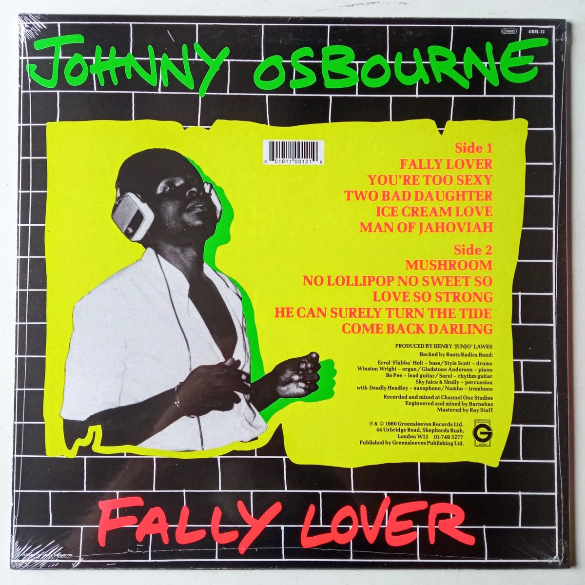 LP" Johnny Osbourne, Fally lover.