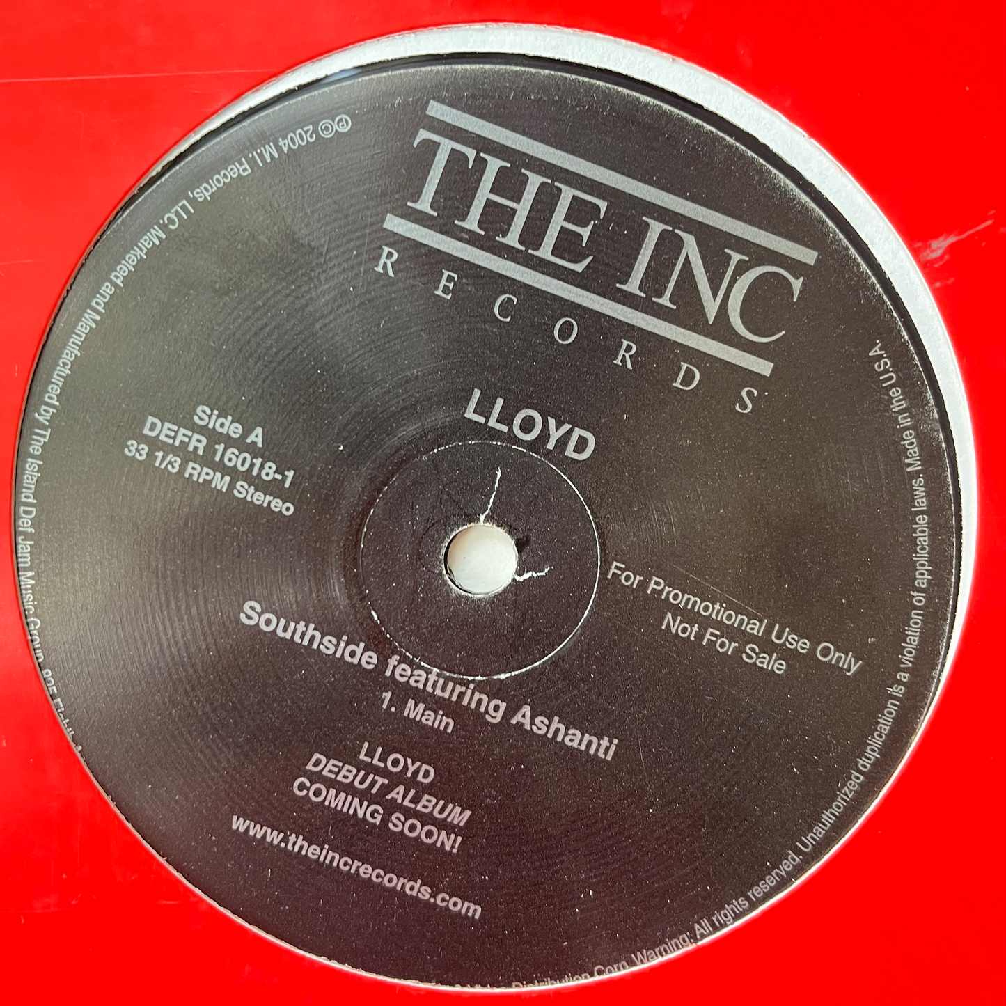 12"INCH Lloyd, Souhtside Ft. Ashanti
