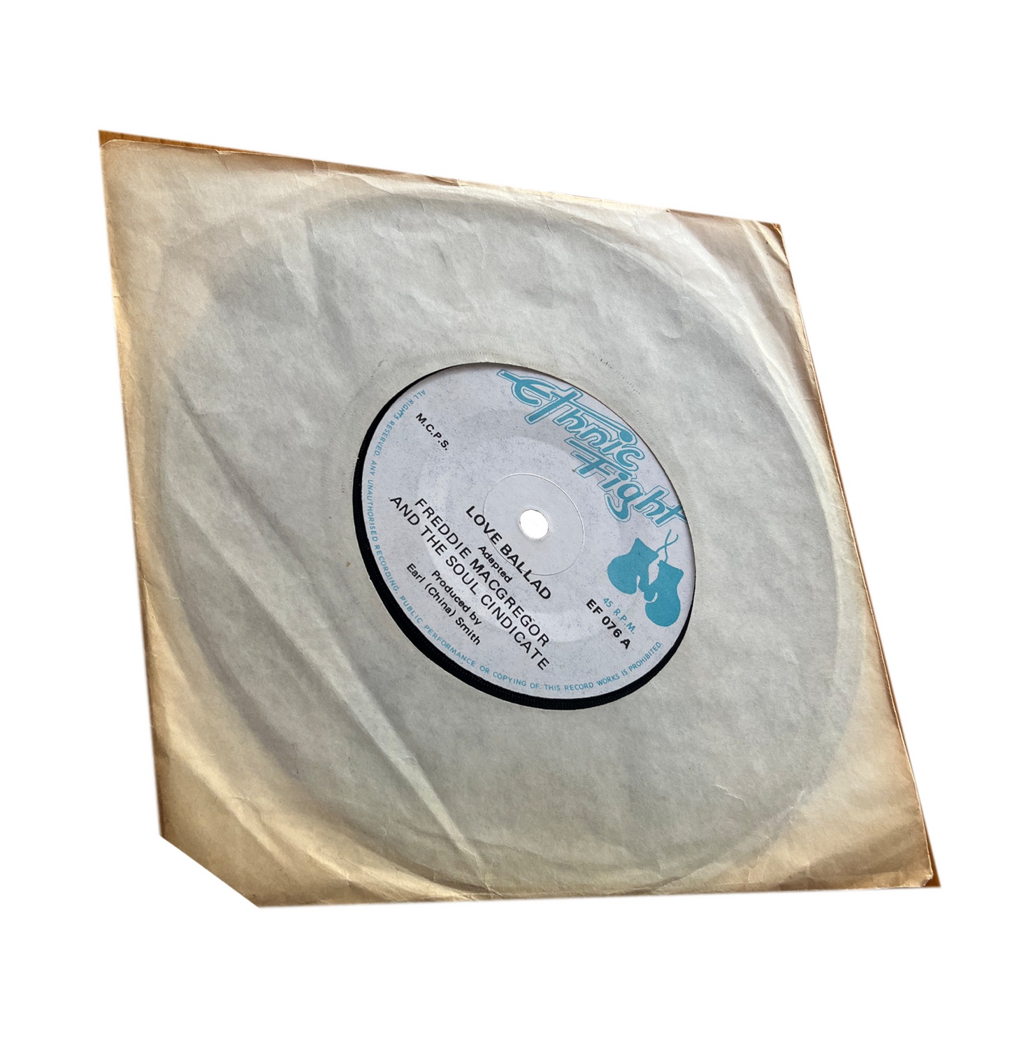 7"inch Freddie Macgregor, Love Ballad