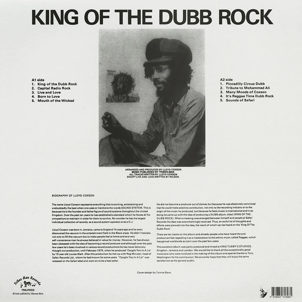 LP" SIR COXSON SOUND / King of Dub Rock