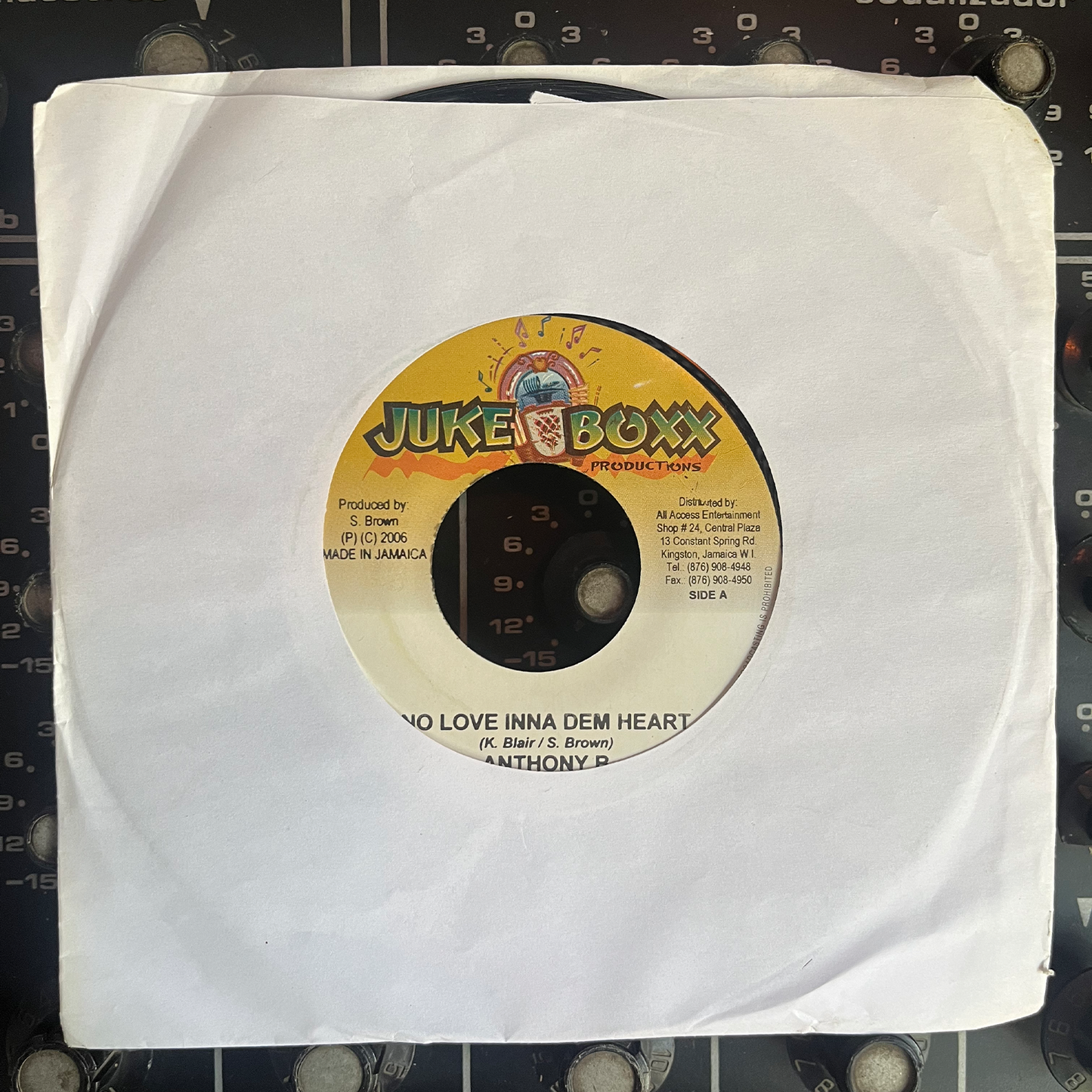 7" Inch ANTHONY B, No Love Inna Dem Heart