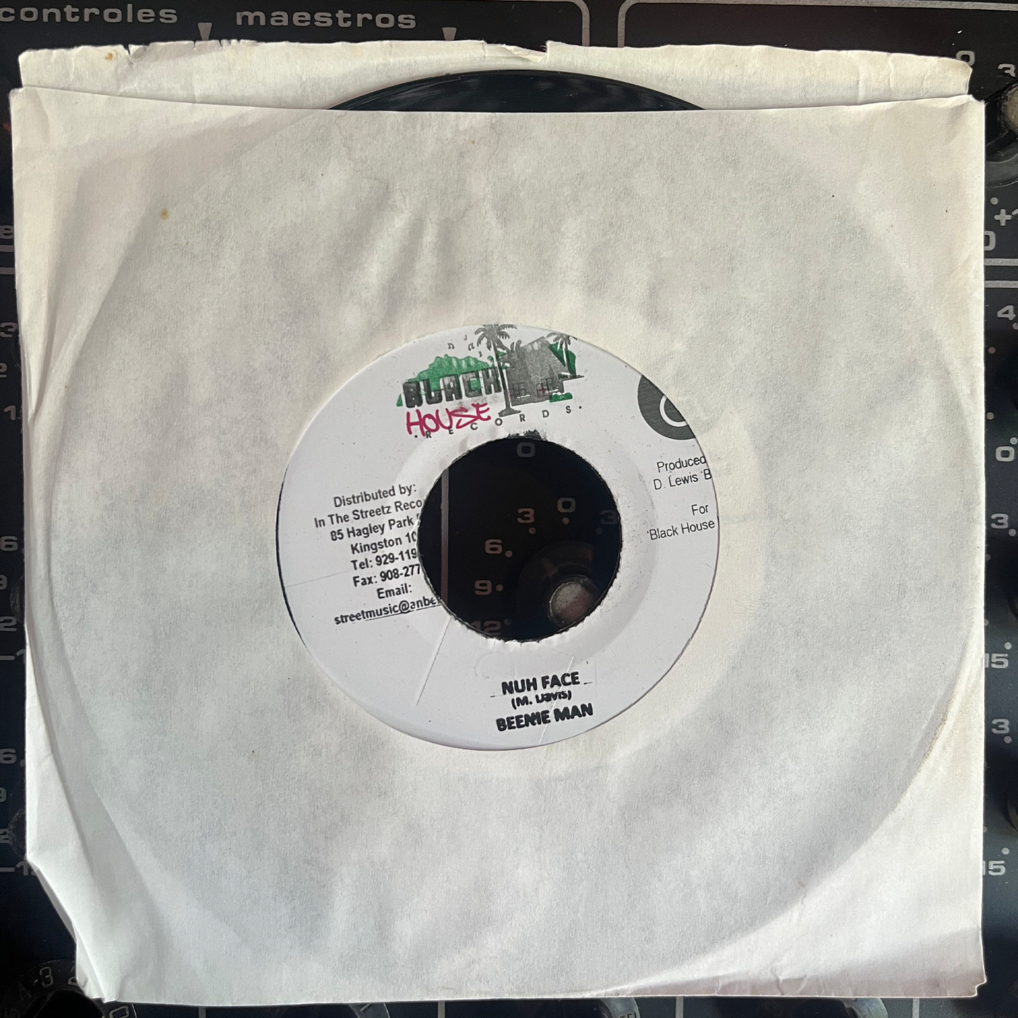 7" Inch BEENIE MAN, Nuh Face