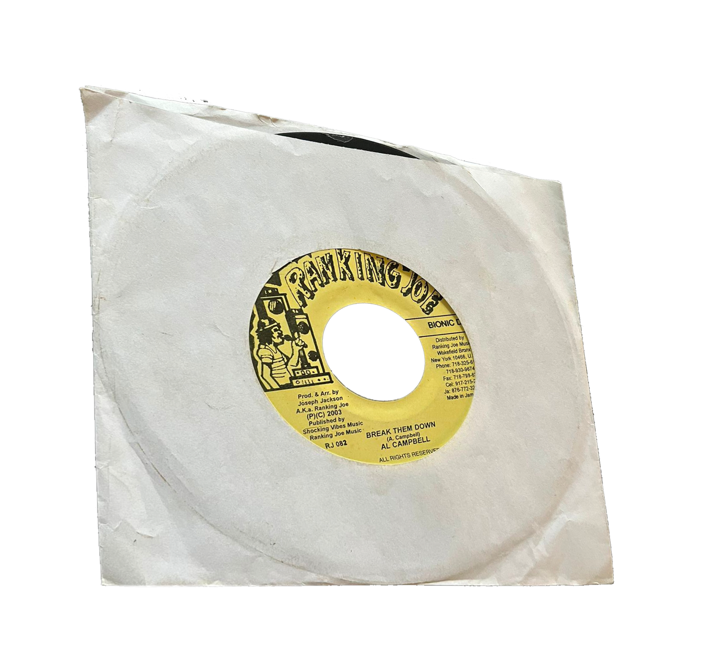 7" RANKING JOE / Break Them Down