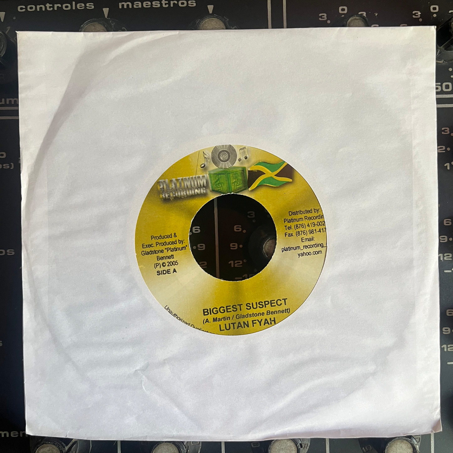 7" Inch LUTAN FYAH, Biggest Suspect