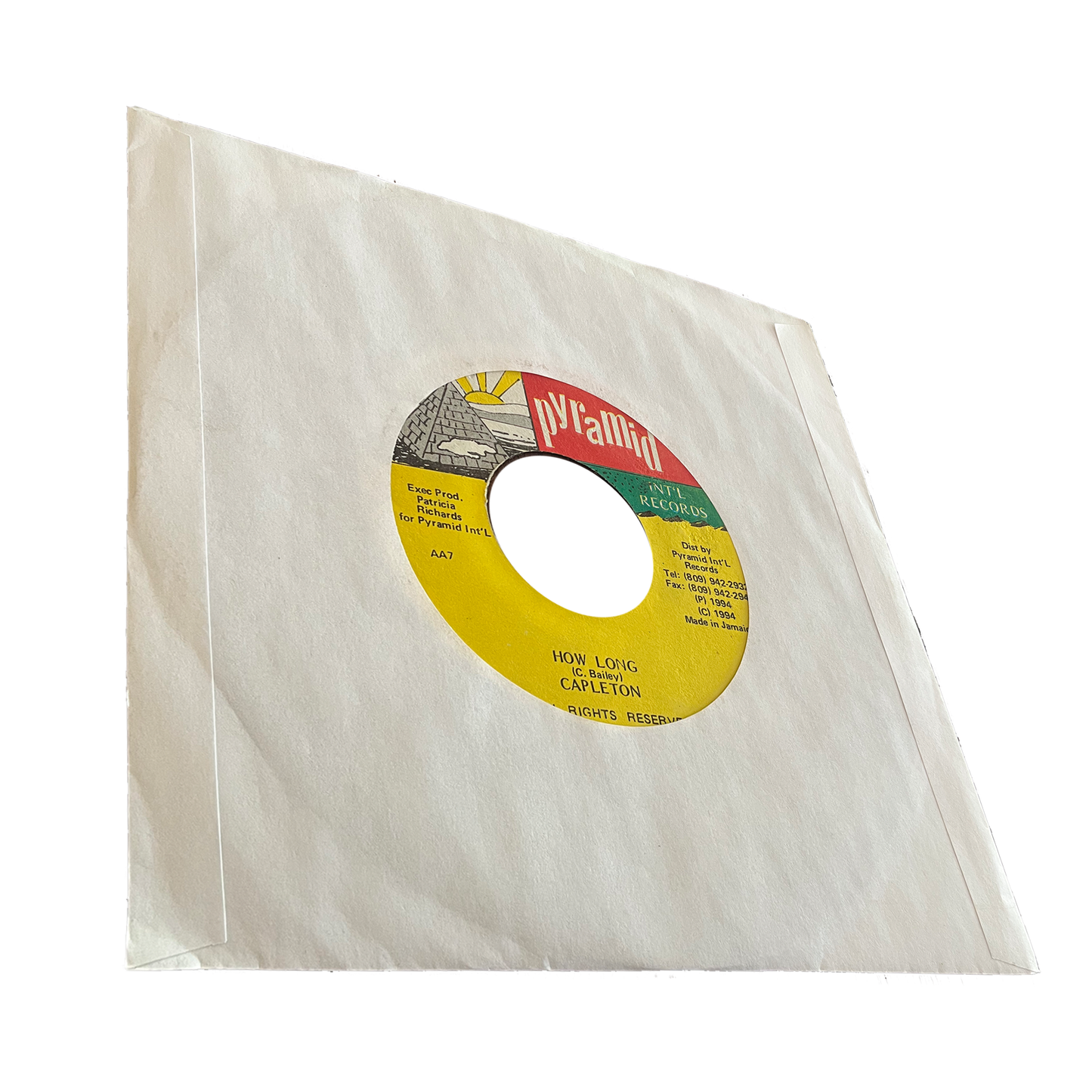 7" Inch. How long, Capleton.