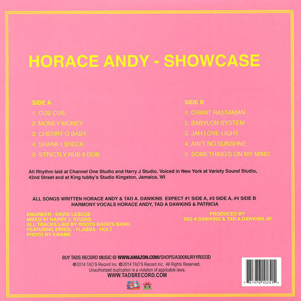 LP" HORACE ANDY / Showcase