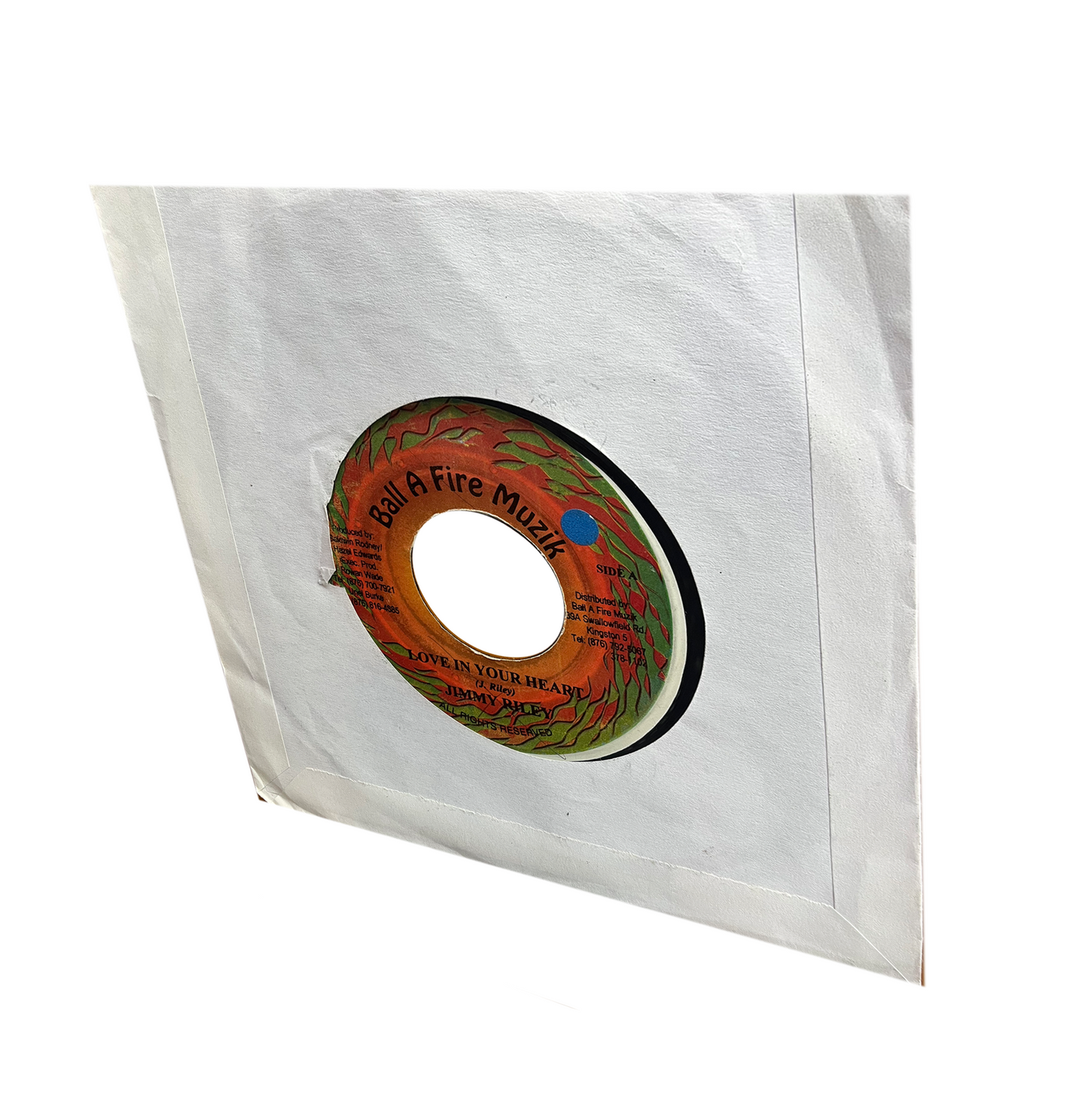 7"inch Jimmy Riley, Love in your heart