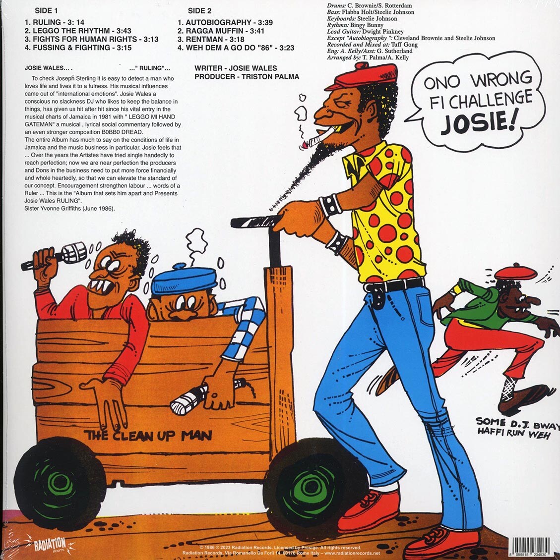 LP" Josie Wales - Ruling. Original Press