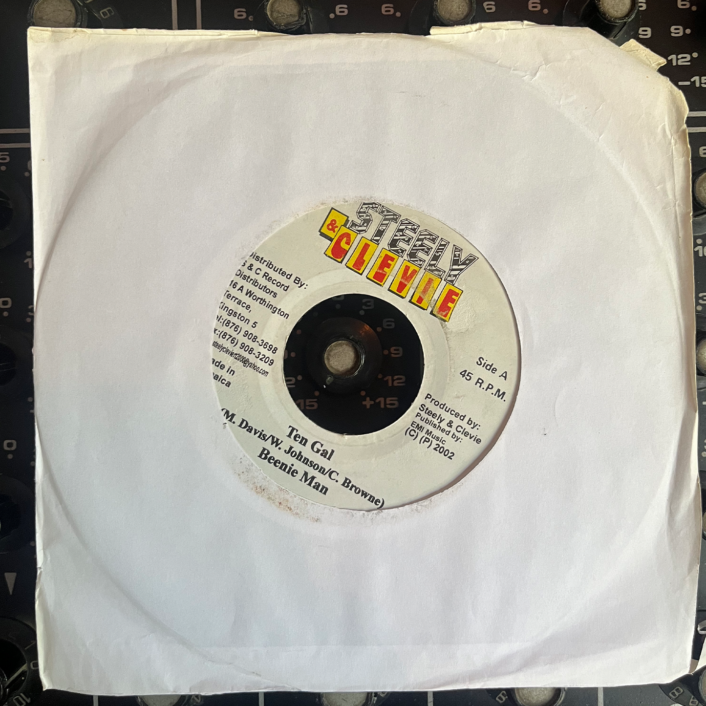 7" Inch BEENIE MAN, Ten Gal.
