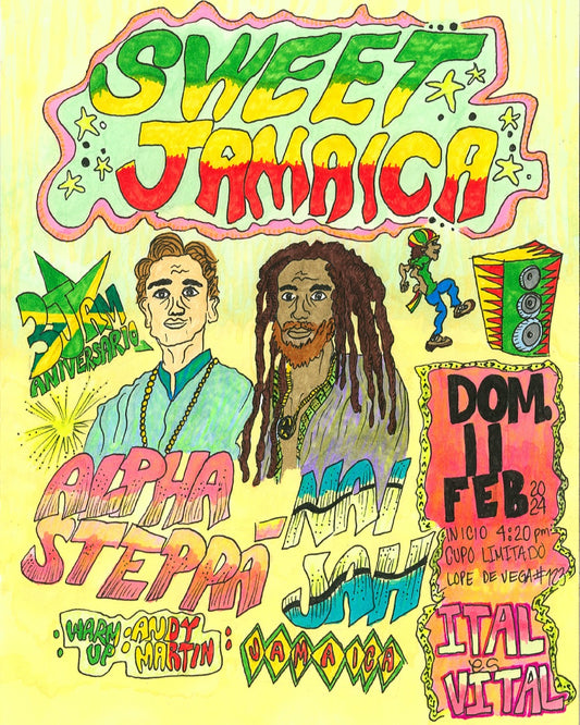 Poster " Celebración 3er Aniversario Jamaica