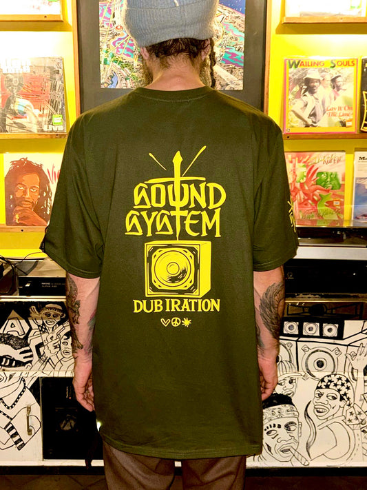 Playera overside JAMAICA RECORDS x SANTA SUERTE