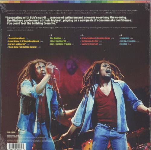 2LP" BOB MARLEY & THE WAILERS - Live At The Rainbow: 4th June 1977