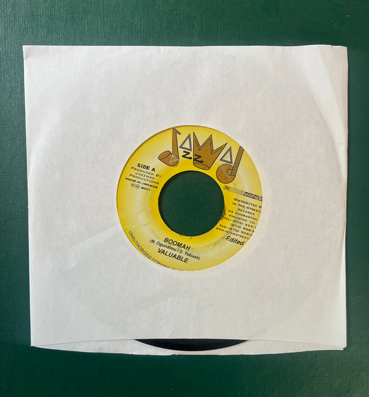 7" Boomah, valuable.