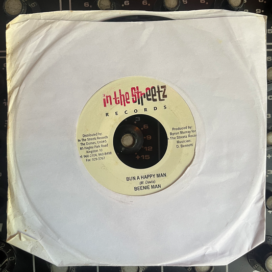 7" Inch BEENIE MAN, Bun a Happy Man