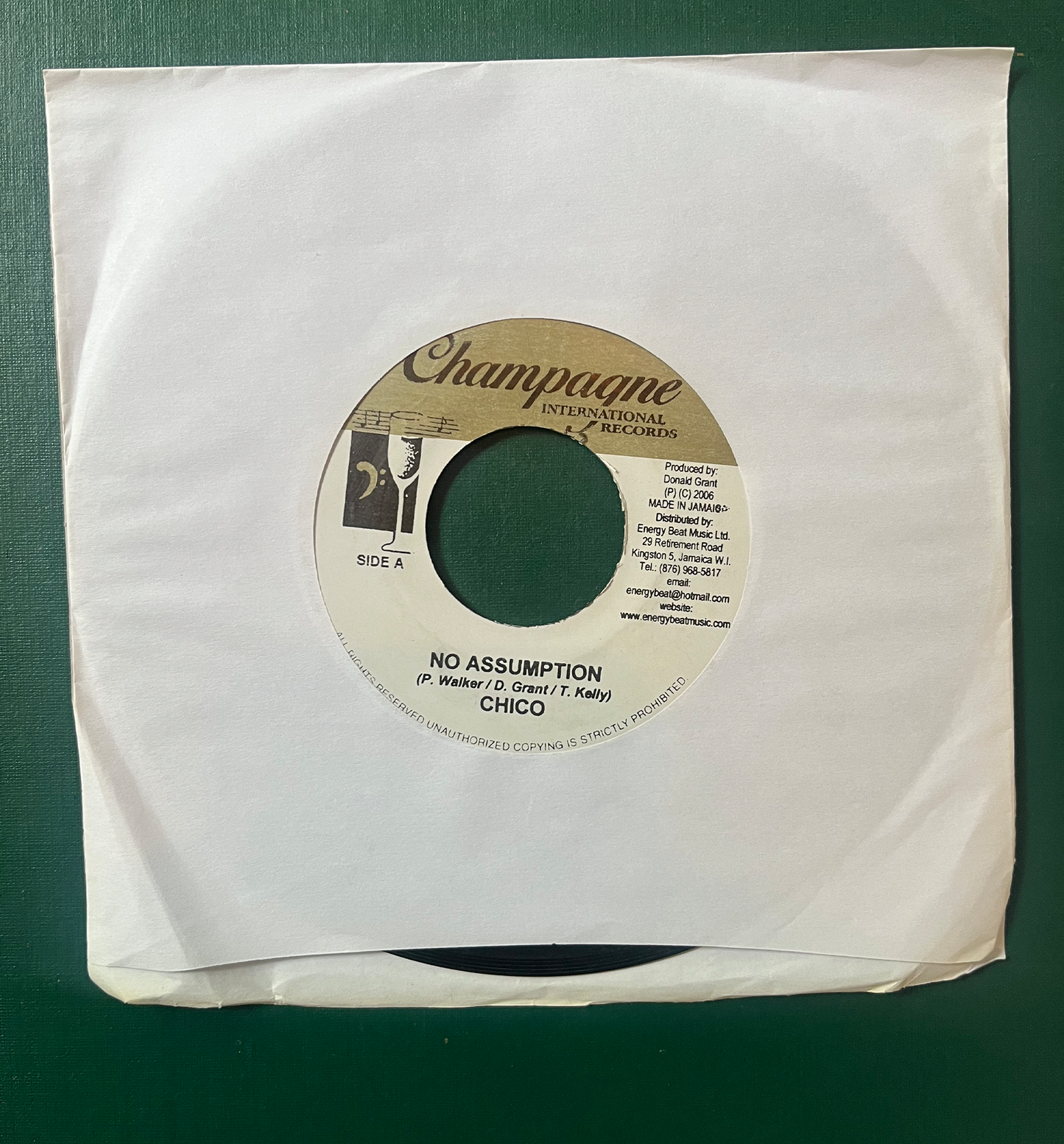 7"Inch No Assumption, Chico