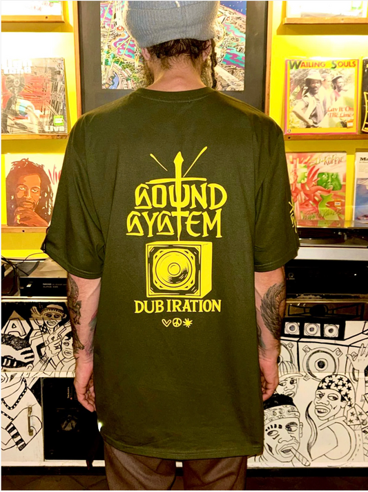 Playera overside JAMAICA RECORDS x SANTA SUERTE