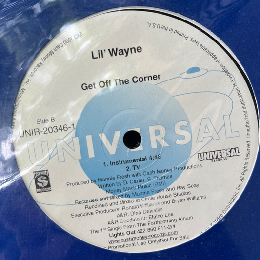 12"INCH Lil´ Wayne , Get off the corner.