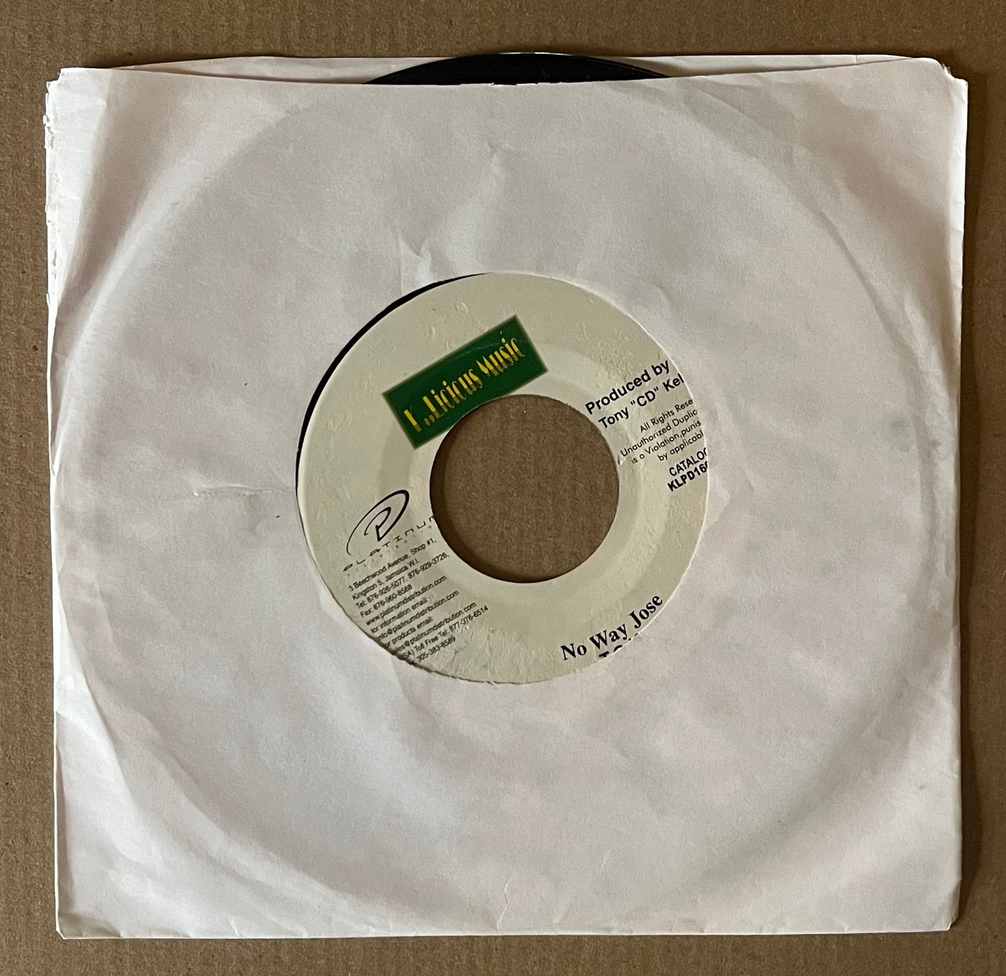 7" Inch No way jose, T.O.K