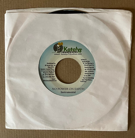 7" Inch No power on earth, George Nooks.