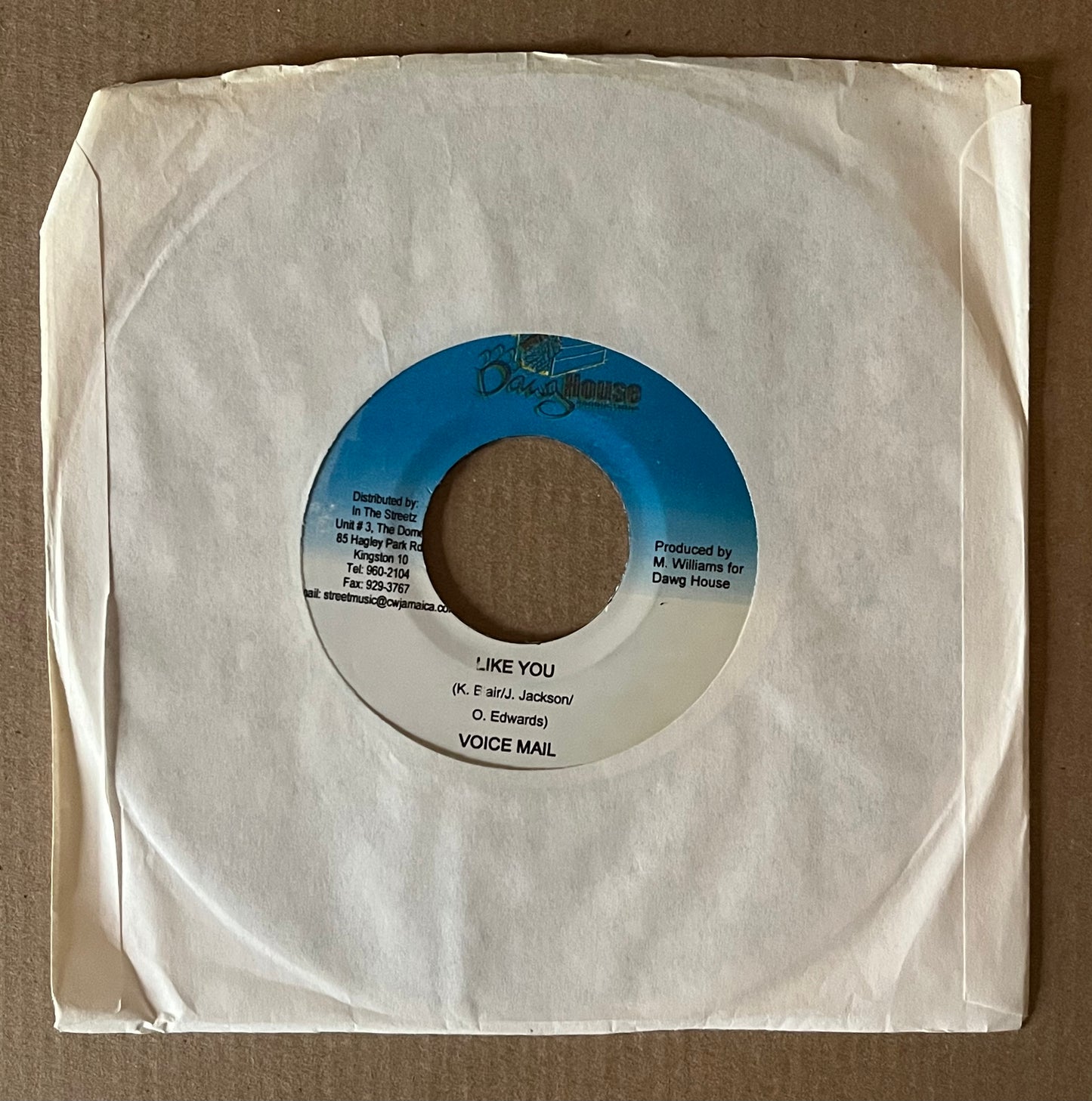 7" Inch Like you, Voice man.
