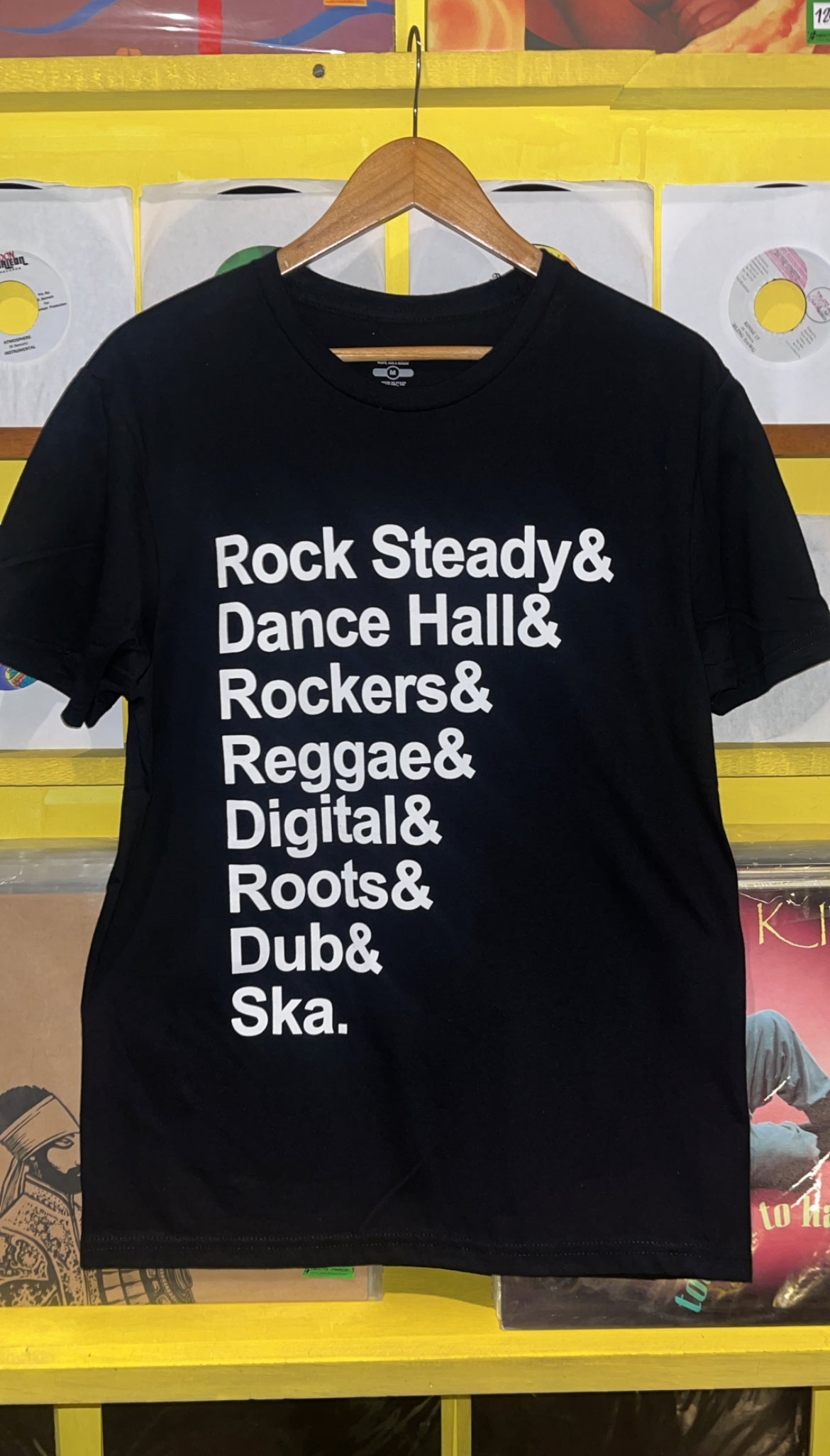 Playera REGGAE , ROOTS, DANCEHALL & DUB