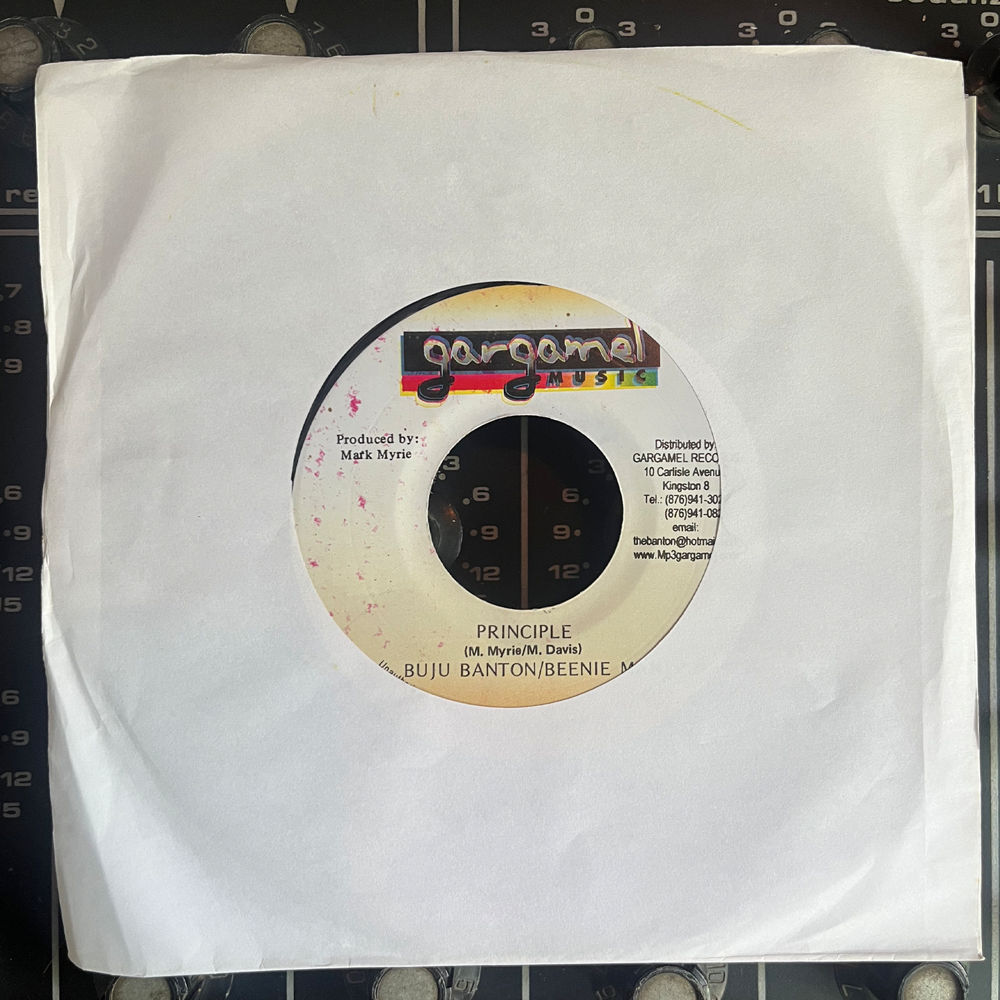 7" Inch BUJU BANTON & BEENIE MAN, Principle.
