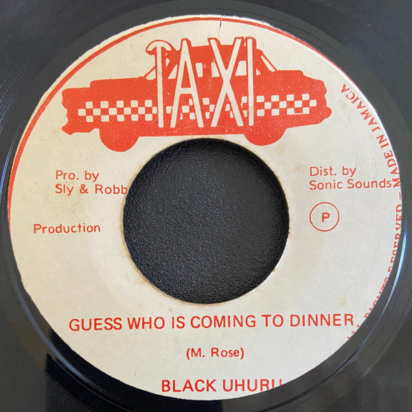 7"inch Black Uhuru – Guess Who Is Coming To Dinner. 1979
