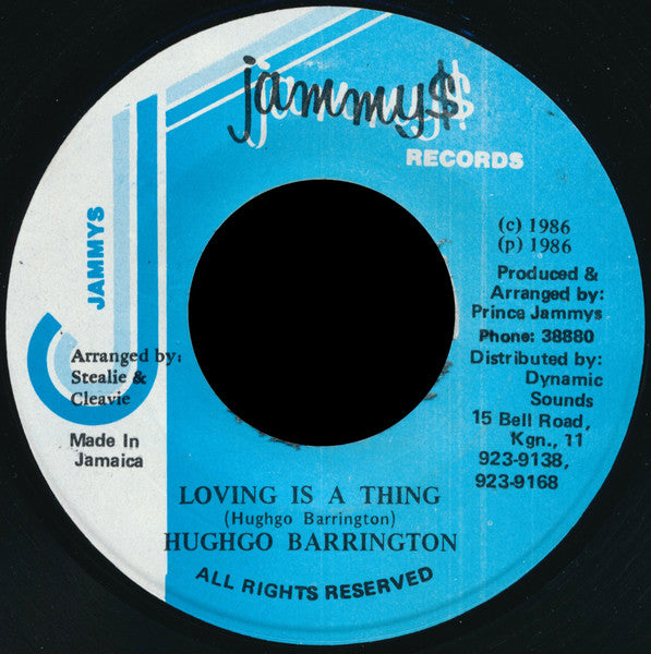 7" Inch Hughgo Barrington – loving is a thing.