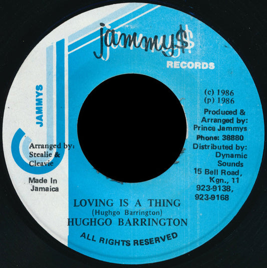 7" Inch Hughgo Barrington – loving is a thing.