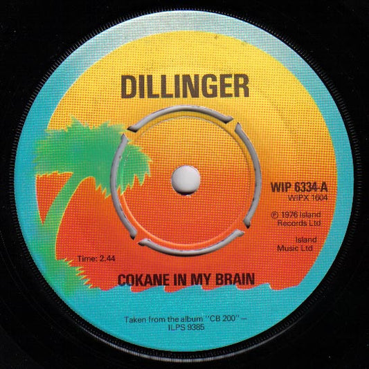 7" Inch Dillinger – Cokane In My Brain