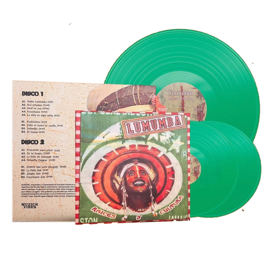 *PRE-ORDER * 2LP “RAÍCES Y CULTURA” — Lumumba (1997) Edición Color Verde.
