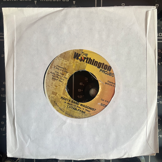 7" Inch LUTAN FYAH , Rasta Band Wagonist.