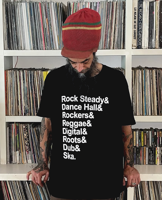 Playera REGGAE , ROOTS, DANCEHALL & DUB