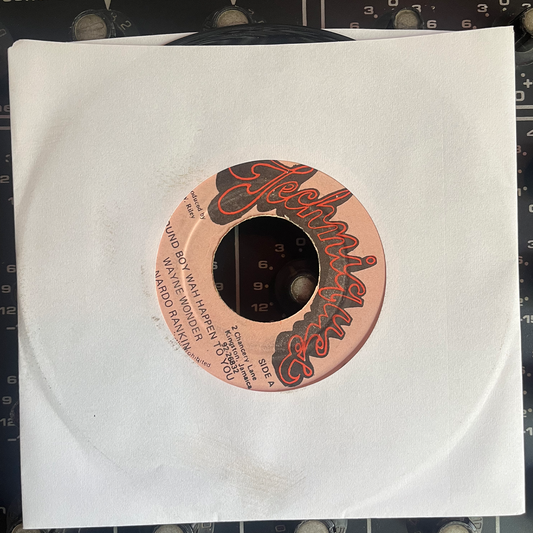 7" Inch WAYNE WONDER, Sound Boy Wa Happen to you.