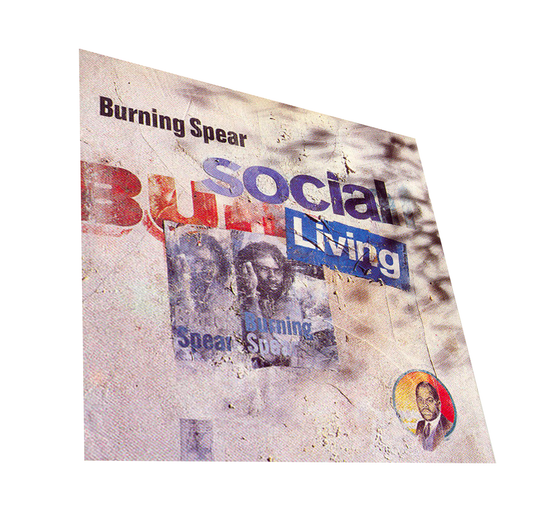 LP" BURNING SPEAR - SOCIAL LIVING