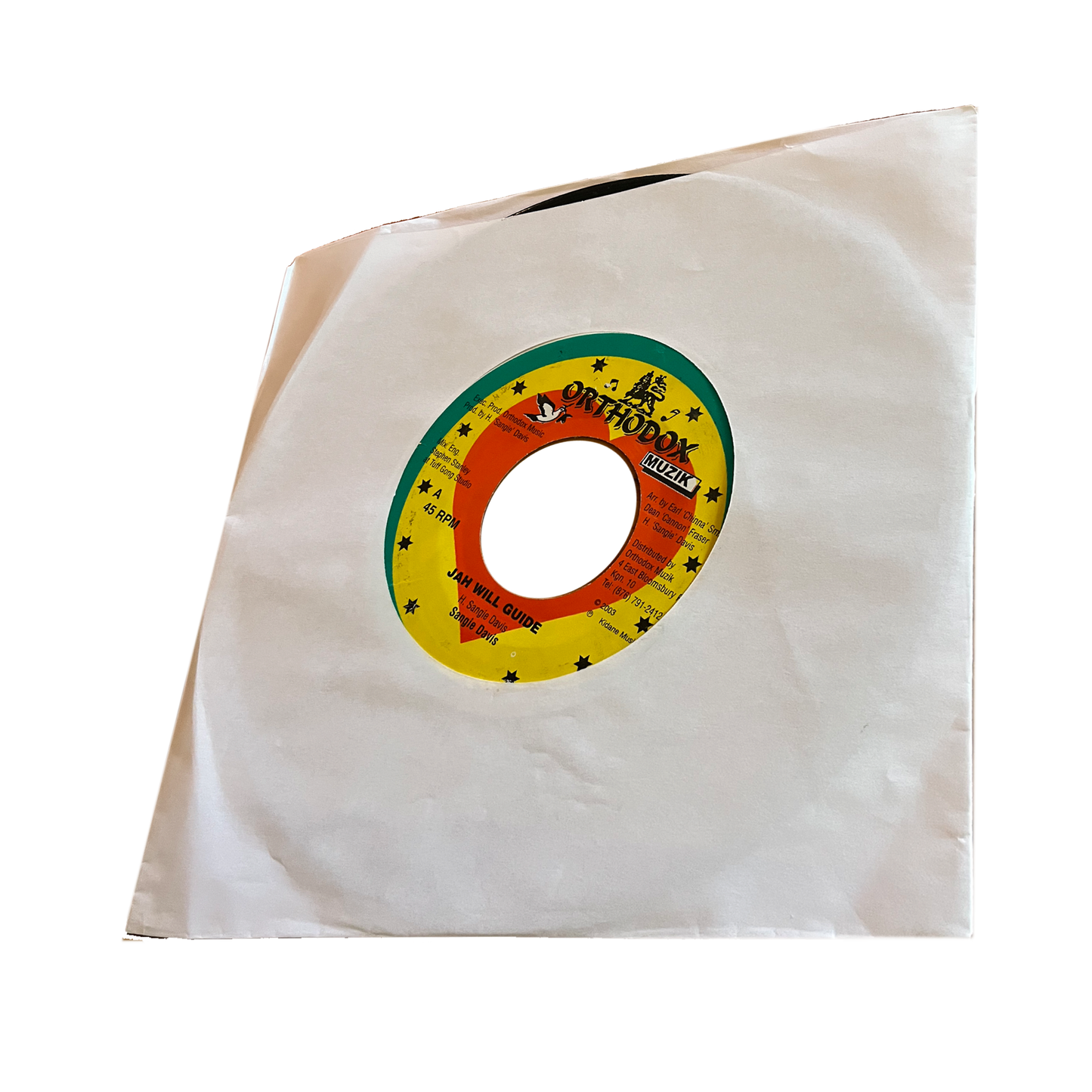 7"inch- S. Davis - JAH WILL GUIDE
