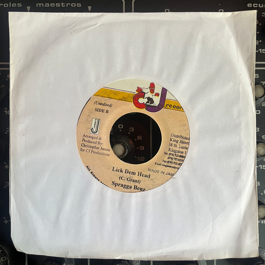 7" Inch SPRAGGA BENZ, Lick Dem Head