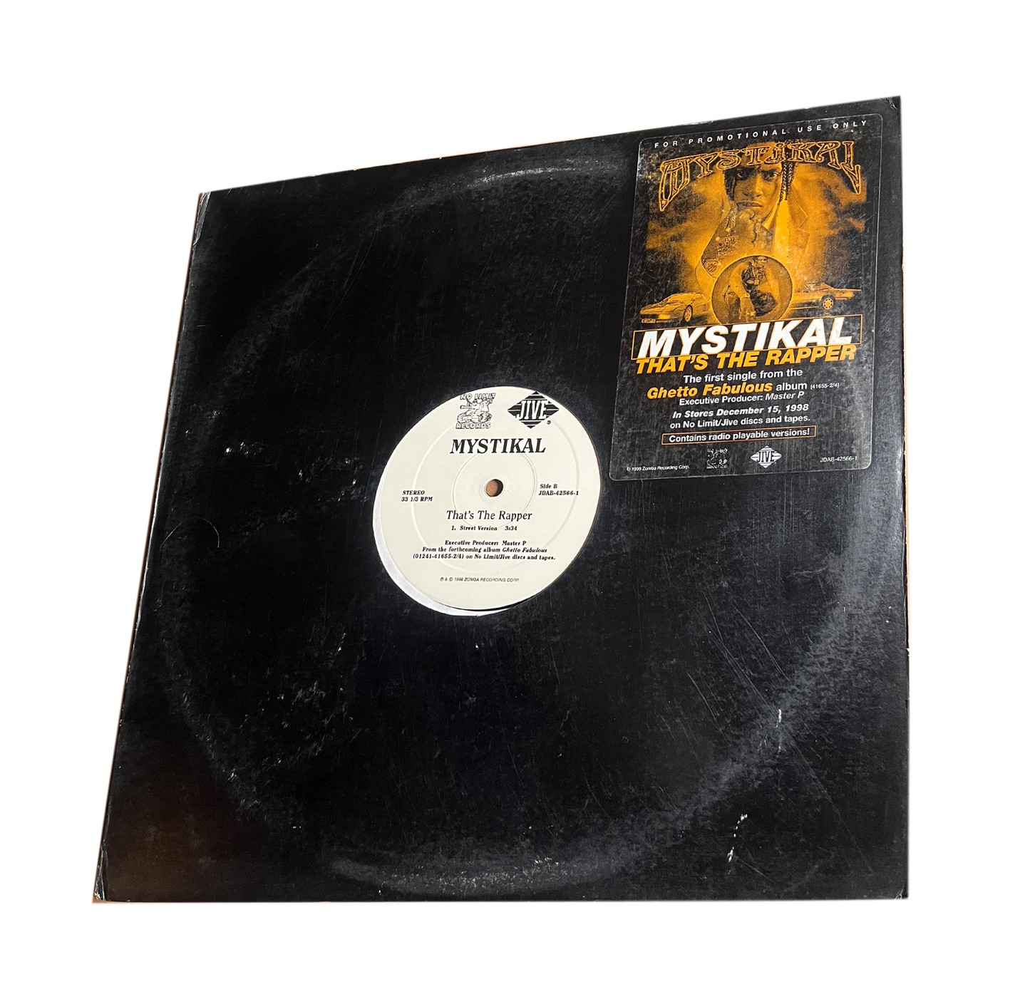 12"THATS THE RAPPER, Mystikal. 1998