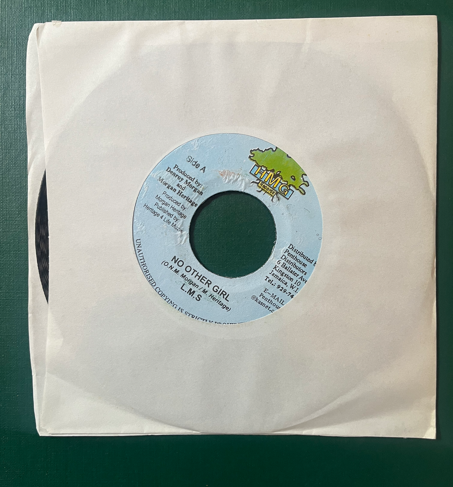 7"Inch No other girl. L.M.S