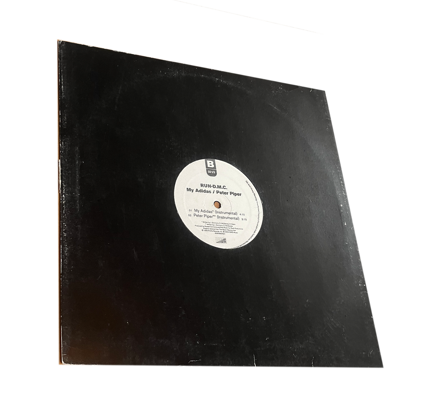 12" RUN.D.M.C , My Adidas / Peter Piper. 1986
