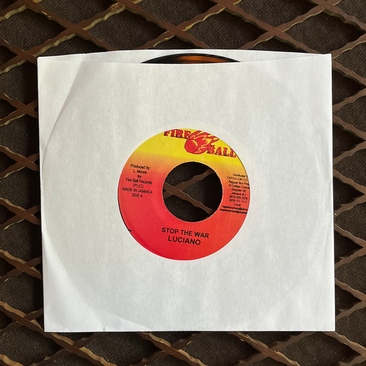 7 " Stop the War, LUCIANO.