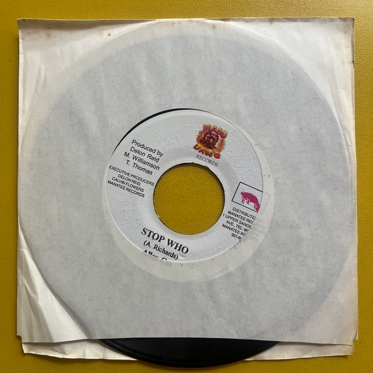 7" Inch STOP WHO